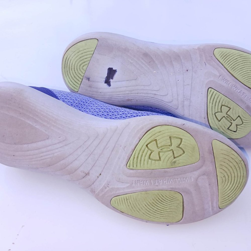 Under Armour Girls Street Precision Size 6.5Y Purple Running Shoes - Picture 7 of 7